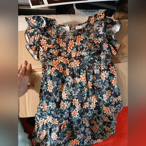 Floral Ruffle Women's Top